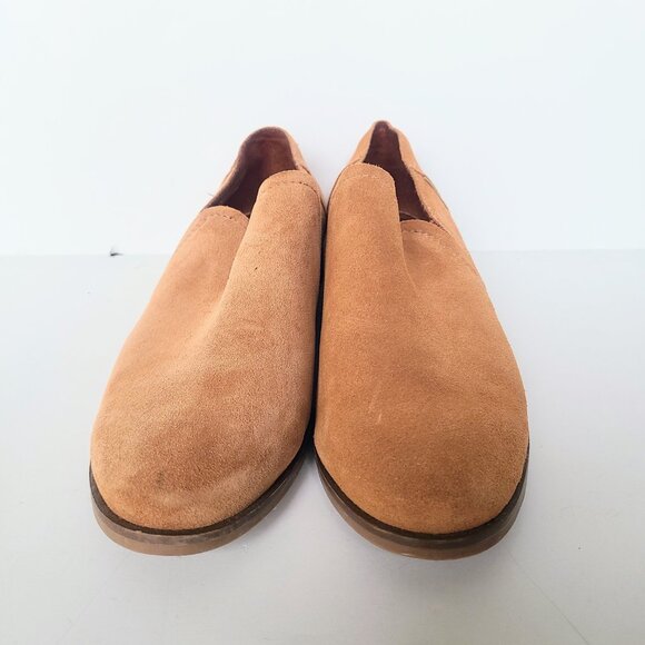 Toms Shaye Caramel Brown Suede Low Ankle Slip On Loafers Women's Size 8.5 - Picture 6 of 13